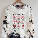 God Says I Am Funny Valentines Sweatshirt