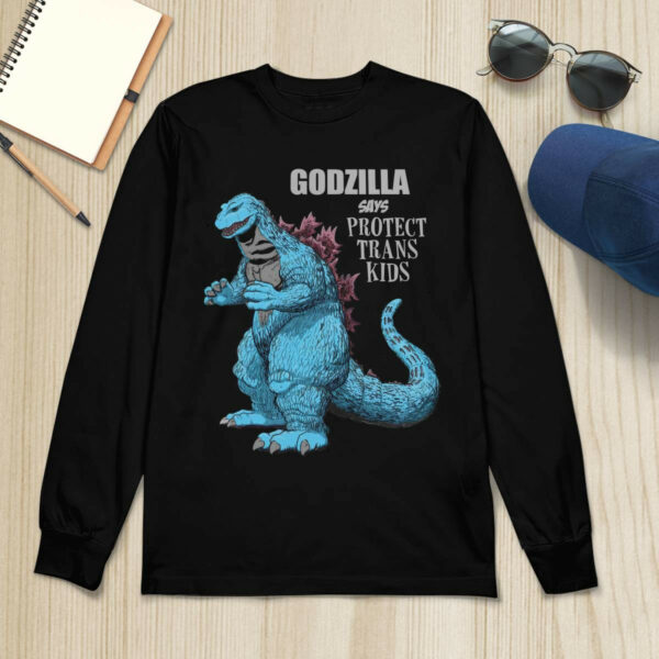 Godzilla Says Protect Trans Kids Shirt