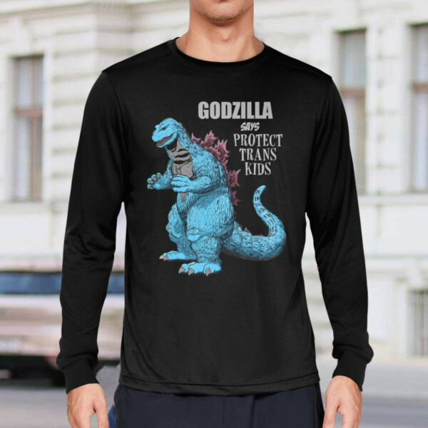 Godzilla Says Protect Trans Kids Shirt