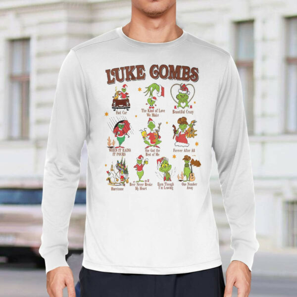 Grinch Luke Combs Christmas 2023 Shirt