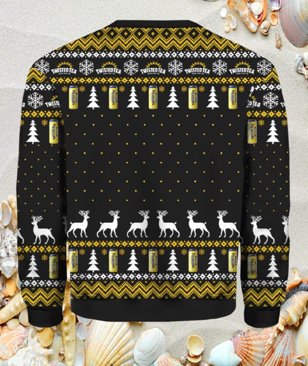 Grnch I Will Drink Twisted Tea Everywhere Christmas Ugly Sweater