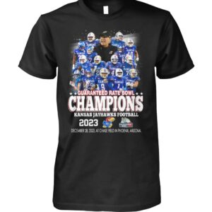 Guaranteed Rate Bowl Champions Kansas Jayhawks Football 2023 Shirt