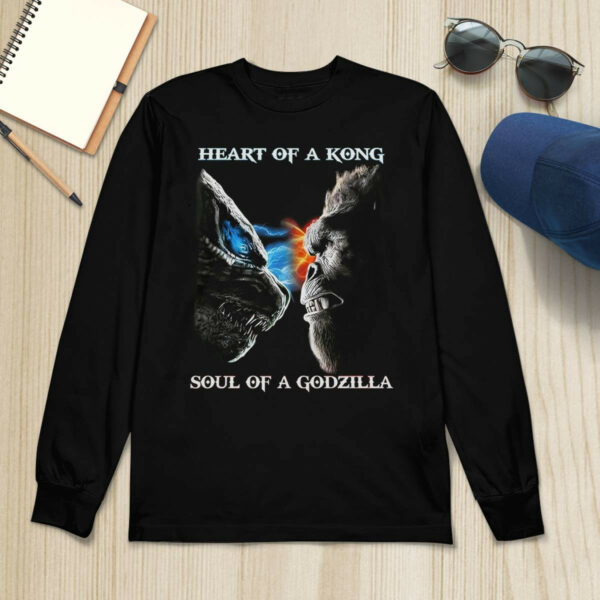 Heart Of A Kong Soul Of A Godzilla Shirt