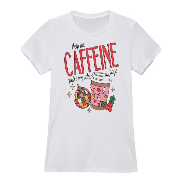 Help Me Caffeine You’re My Only Hope Christmas Shirt