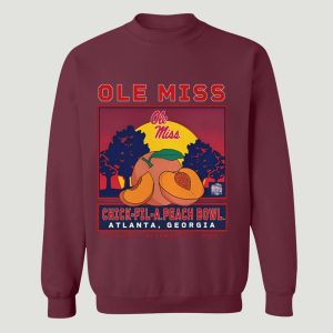 HottyToddy Ole Miss Football 2023 Peach Bowl Sweatshirt