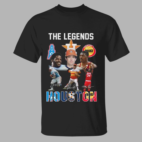 Houston Oilers Houston Rockets Houston Astros The Legends Shirt - Icestork