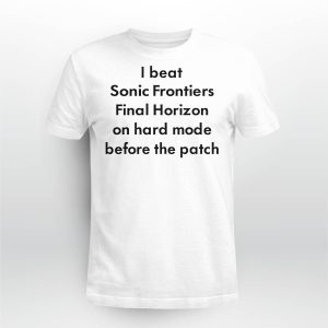 I beat Sonic Frontiers final Horizon on hard mode before the patch