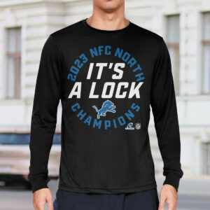 It's A Lock Lions 2023 NFC North Division Champions Shirt