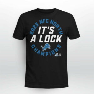 It's A Lock Lions 2023 NFC North Division Champions Shirt
