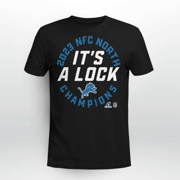 It’s A Lock Lions 2023 NFC North Division Champions Shirt