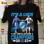 It’s A Lock St Brown And Jared Goff 2023 NFC North Division Champions Signatures Shirt