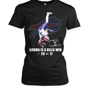 James Cook Karma Is A Bills Win Shirt