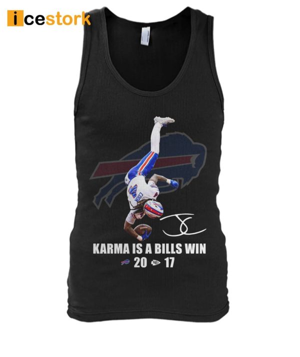 James Cook Karma Is A Bills Win Shirt