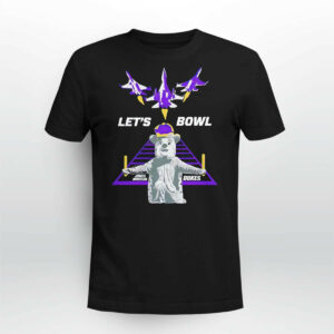 James Madison Dukes Mascot Let's Bowl Shirt1