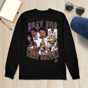 Jayden Daniels Pray For Greg Brooks Jr Shirt