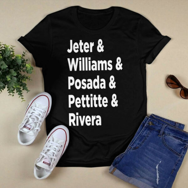 Jeter Williams Posada Pettitte Rivera Shirt