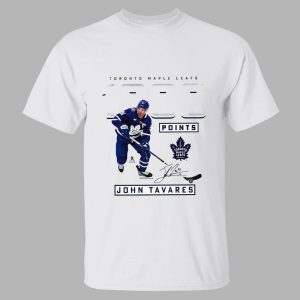 John Tavares Toronto Maple Leafs 1000 Career Points shirt
