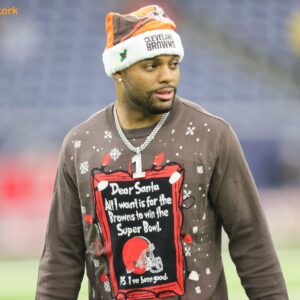 Juan Thornhill Dear Santa All I Want Is For The Browns To Win The Super Bowl Sweater+3