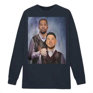 Kevin Durant And Devin Booker Step Brothers Shirt1