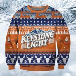 Keystone Light Beer Ugly Christmas Sweater