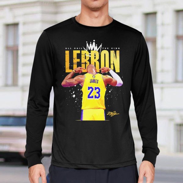 Lebron James All Hail The King Signature Shirt