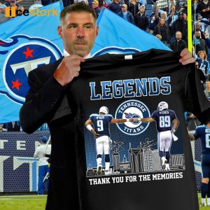 Legends Steve Mcnair And Frank Wycheck Tennessee Titans Thank You For The Memories Shirt