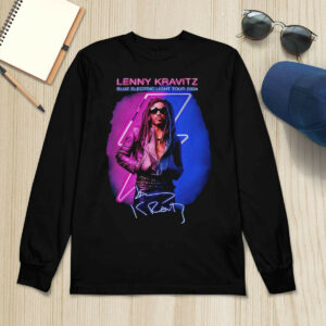 Lenny Kravitz Blue Electric Light Tour 2024 Signature Vintage Shirt1