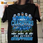 Lions 2023 NFC North Champions One Detroit One Pride Shirt