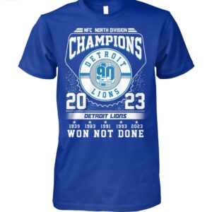 Lions 2023 Won Not Done Playoff 2023 Shirt