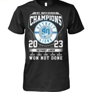 Lions 2023 Won Not Done Playoff 2023 Shirt