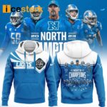 Lions 90th Champs NFC North It’s A Lock Blue Hoodie