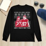 Merry Swiftmas Taylor And Kelce New Year Shirt