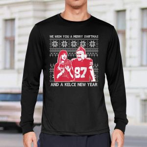 Merry Swiftmas Taylor And Kelce New Year Shirt