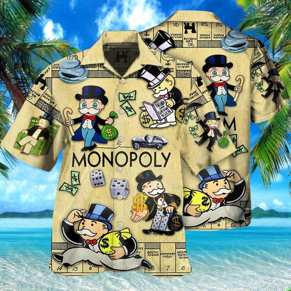 Monopoly Style Hawaiian Shirt