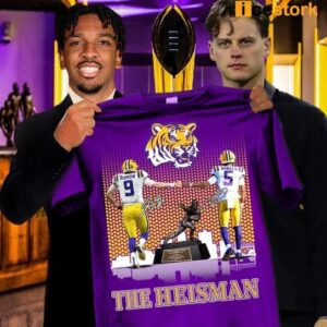 Number 9 Burrow And Number 5 Daniels The Heisman Shirt