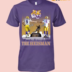 Number 9 Burrow And Number 5 Daniels The Heisman Shirt