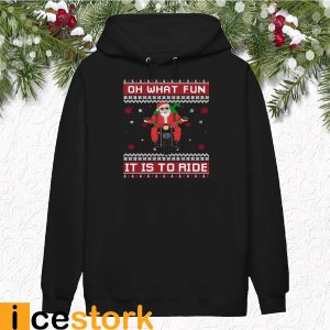 Oh What Fun It Is To Ride Motorcycle Christmas Sweater