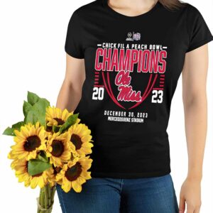 Ole Miss Rebels 2023 Chick fil A Peach Bowl Champions Shirt