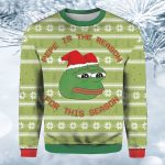 Pepe The Frog Dank Meme Ugly Christmas Sweater