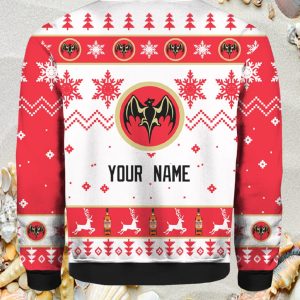 Personalized Name Bacardi Ugly Christmas Sweater