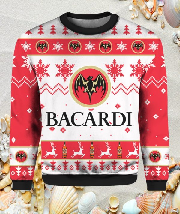 Personalized Name Bacardi Ugly Christmas Sweater