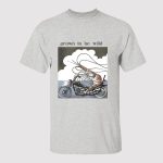 Prawn To Be Wild Shrimp Riding Motorbike Shirt