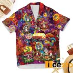 Psychedelic Mushroom Hawaiian Shirt