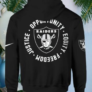 Raider Justice Opportunity Equity Freedom Hoodie