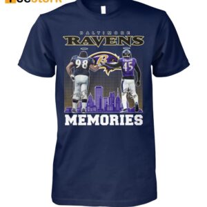 Ravens Tony Siragusa And Jaylon Ferguson Memories Signature Shirt 1