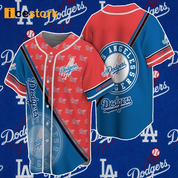 Red And Blue LA Dodgers 2024 Baseball Jersey Shirt Icestork