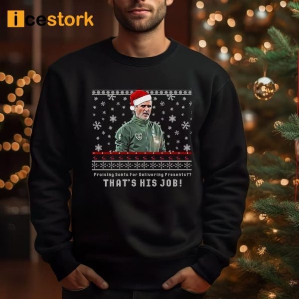 Roy Keane Funny Christmas Sweatshirt