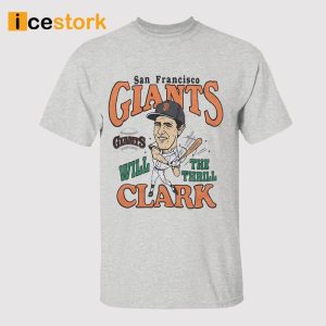 SF Giants Will Clark Shirt