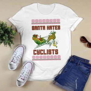 Santa Hates Cyclists Ugly Christmas Sweater1