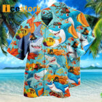 Shark Thanksgiving Hawaiian Shirt